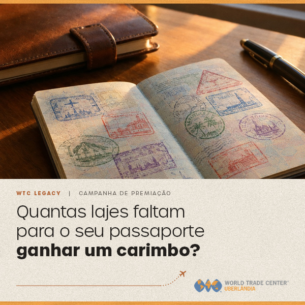 Quantas lajes faltam para o seu passaporte ganhar um carimbo?