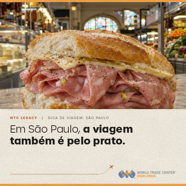 Em São Paulo, a viagem também é pelo prato.
